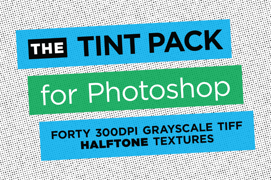 Tint Pack for Photoshop - 40 Photoshop Halftone Textures